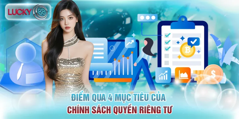 Quyền Riêng Tư - Chính Sách Vận Hành Quan Trọng Tại Lucky88 1 Điểm qua 4 mục tiêu của chính sách quyền riêng tư
