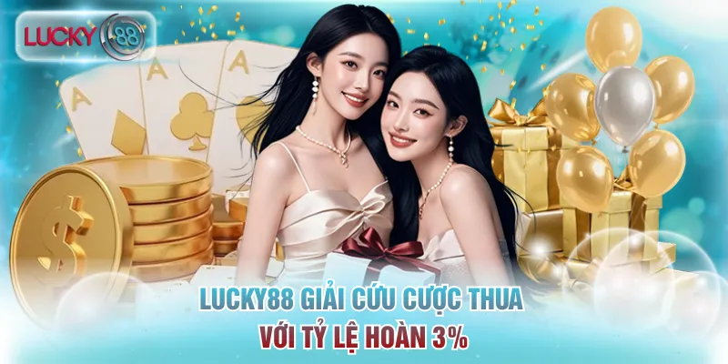 Trang Chủ 20 Lucky88 giải cứu cược thua với tỷ lệ hoàn 3%