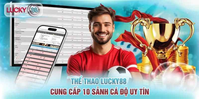 Trang Chủ 17 Thể thao Lucky88 cung cấp 10 sảnh cá độ uy tín
